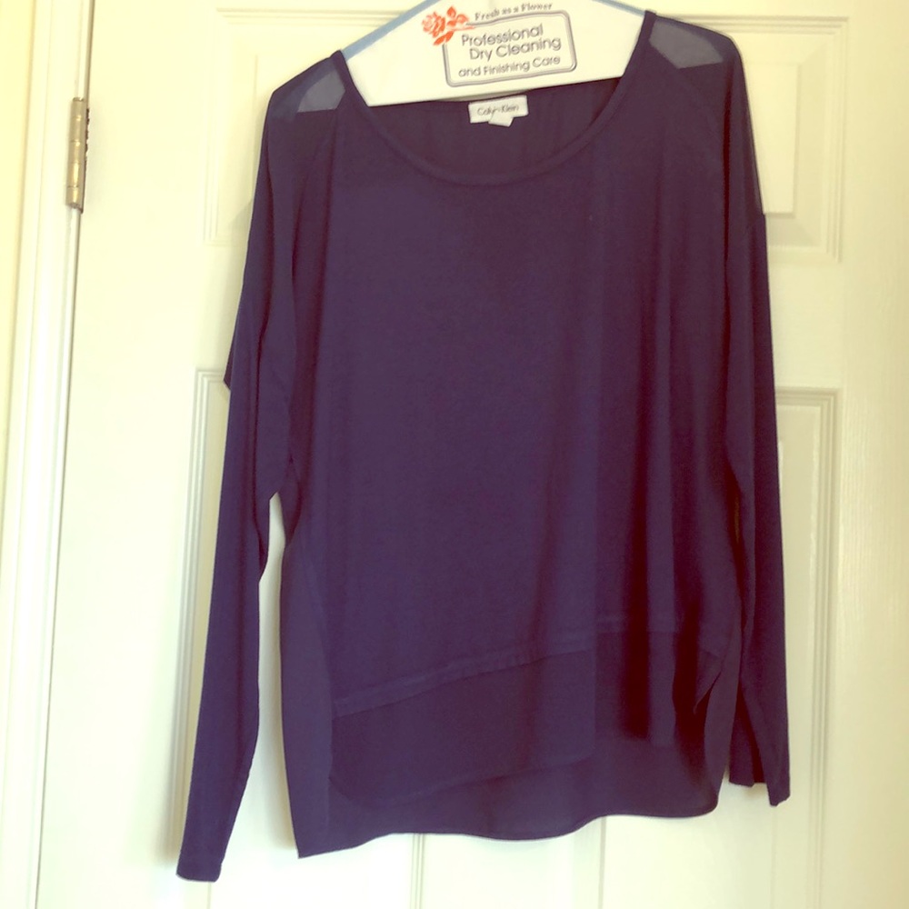 Stylish blue Calvin Klein shirt